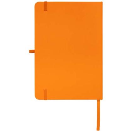 Teak A5 recycled hard cover notebook with lined pages