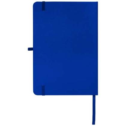 Teak A5 recycled hard cover notebook with lined pages