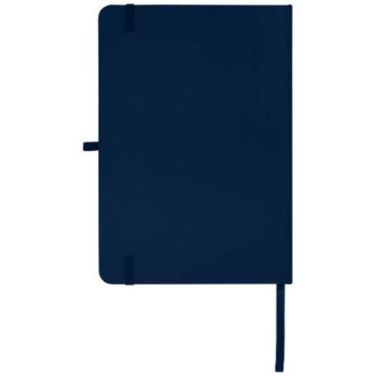 Teak A5 recycled hard cover notebook with lined pages