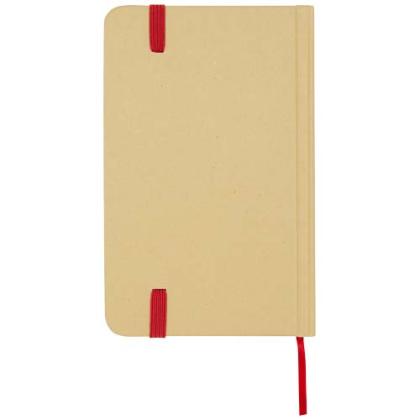 Reed A6 recycled hard cover notebook with plain pages
