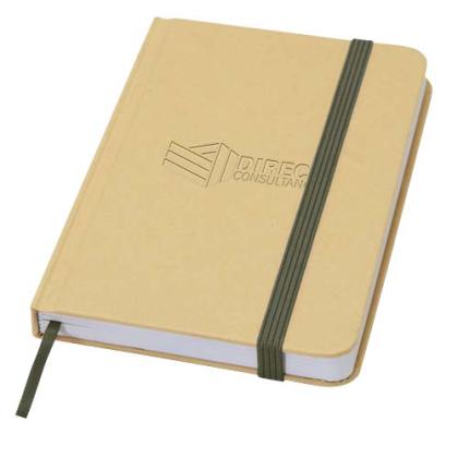 Reed A6 recycled hard cover notebook with plain pages