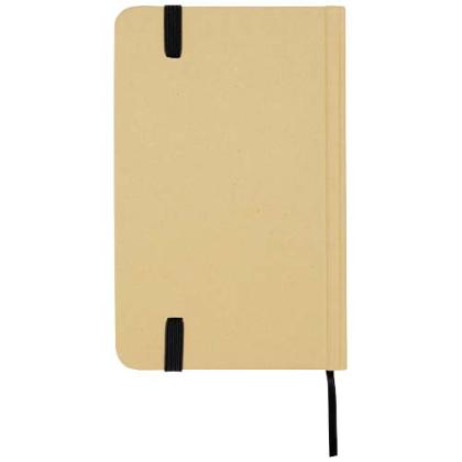 Reed A6 recycled hard cover notebook with plain pages