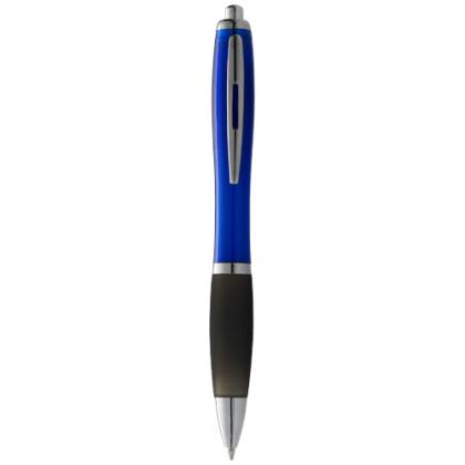 Nash ballpoint pen coloured barrel and black grip (black ink)