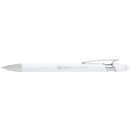 Kish ballpoint pen with silver finish (black ink)