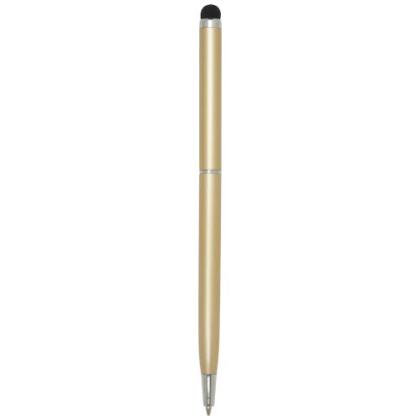 Ore aluminium ballpoint pen with stylus (blue ink)