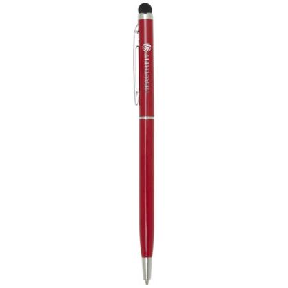 Ore aluminium ballpoint pen with stylus (blue ink)