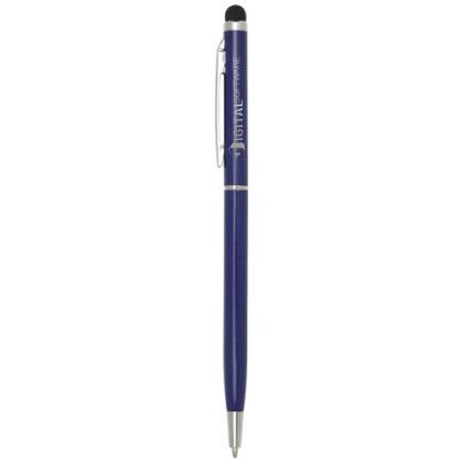 Ore aluminium ballpoint pen with stylus (blue ink)