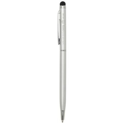Ore aluminium ballpoint pen with stylus (blue ink)