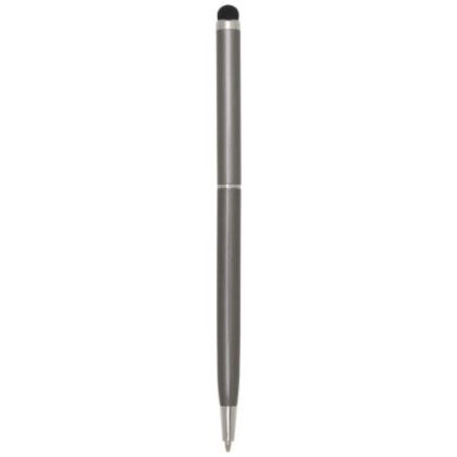 Ore aluminium ballpoint pen with stylus (blue ink)