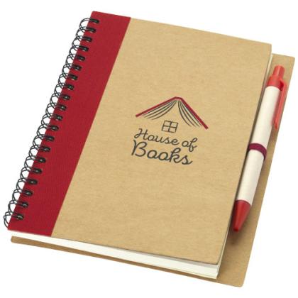 Priestly recycled notebook with pen