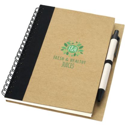 Priestly recycled notebook with pen