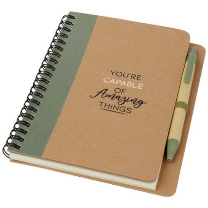Priestly recycled notebook with pen