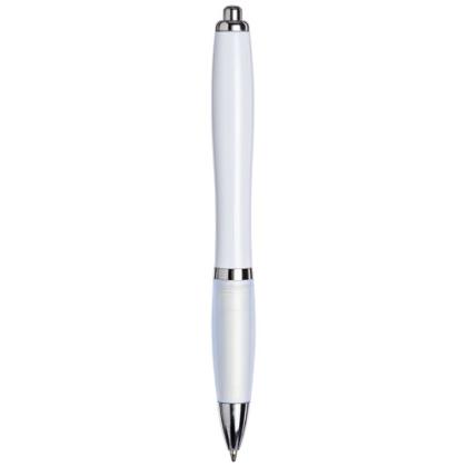 Nash ballpoint pen with coloured barrel and grip (black ink)