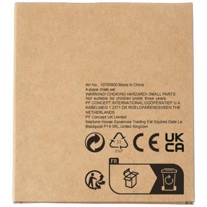 Screech 4-piece chalk set