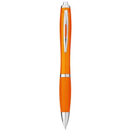 Nash ballpoint pen coloured barrel and grip (blue ink)