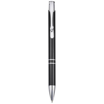 Moneta aluminium click ballpoint pen (blue ink)