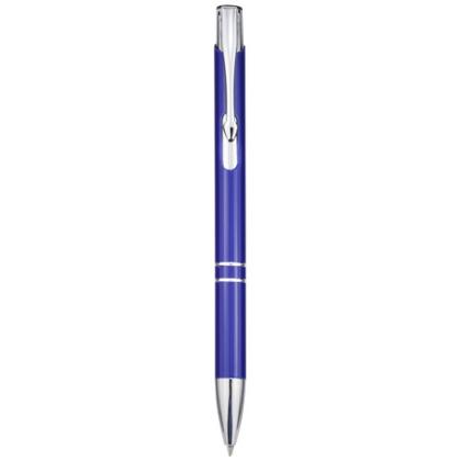 Moneta aluminium click ballpoint pen (blue ink)