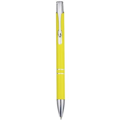 Moneta aluminium click ballpoint pen (blue ink)