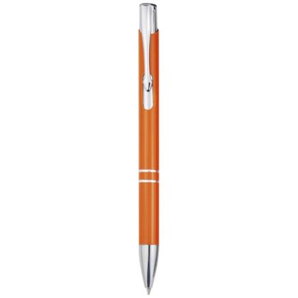 Moneta aluminium click ballpoint pen (blue ink)