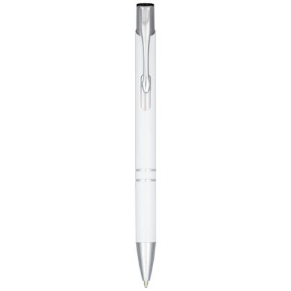 Moneta anodized aluminium click ballpoint pen (blue ink)