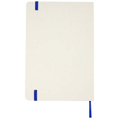 Bass A5 recycled hard cover notebook with lined pages