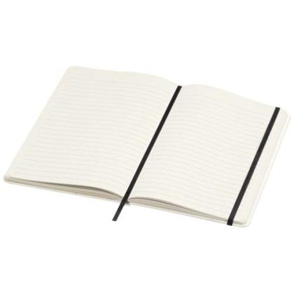 Bass A5 recycled hard cover notebook with lined pages