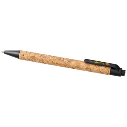 Midar cork and wheat straw ballpoint pen (black ink)
