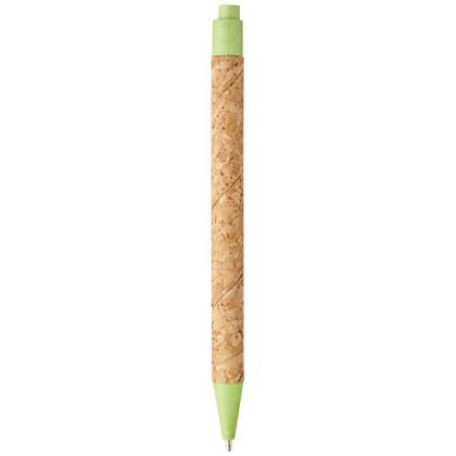 Midar cork and wheat straw ballpoint pen (black ink)