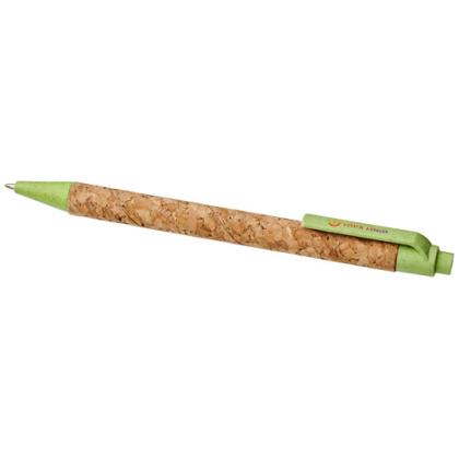 Midar cork and wheat straw ballpoint pen (black ink)