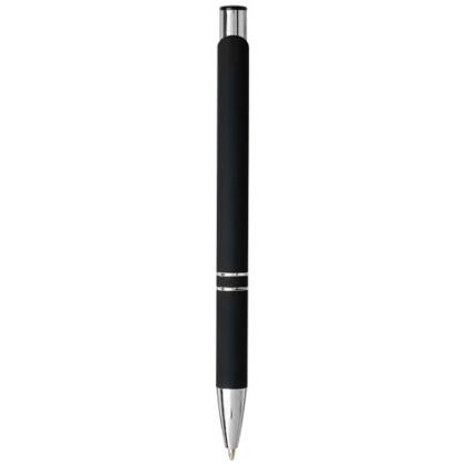 Moneta soft touch ballpoint pen (black ink)
