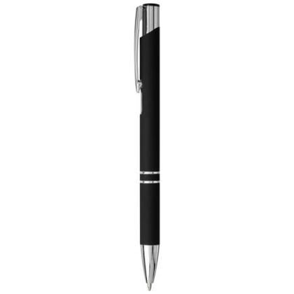 Moneta soft touch ballpoint pen (black ink)