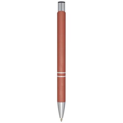 Moneta soft touch ballpoint pen (black ink)