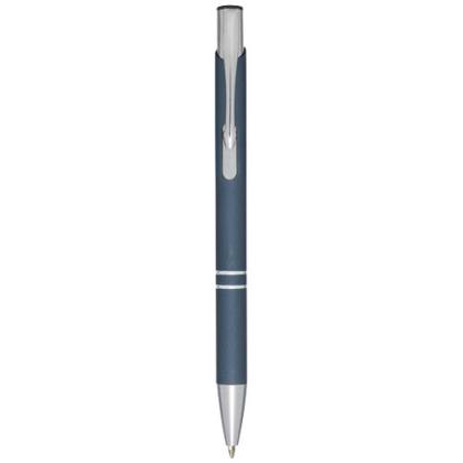 Moneta soft touch ballpoint pen (black ink)