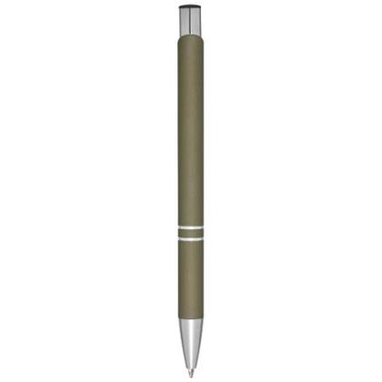 Moneta soft touch ballpoint pen (black ink)