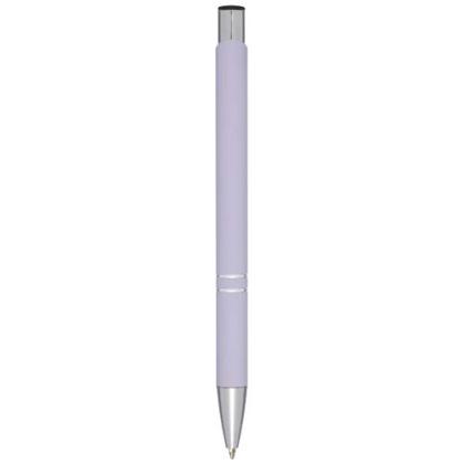Moneta soft touch ballpoint pen (black ink)
