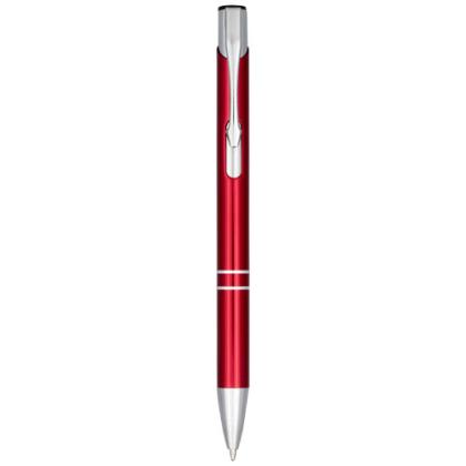 Moneta anodized aluminium click ballpoint pen (black ink)