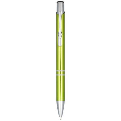 Moneta anodized aluminium click ballpoint pen (black ink)