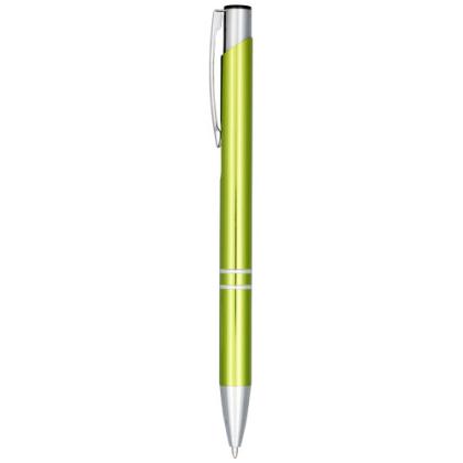 Moneta anodized aluminium click ballpoint pen (black ink)