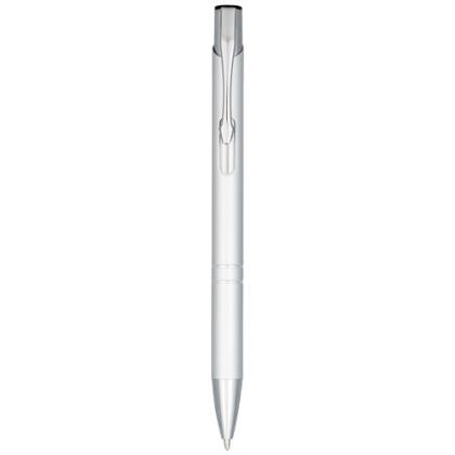 Moneta anodized aluminium click ballpoint pen (black ink)