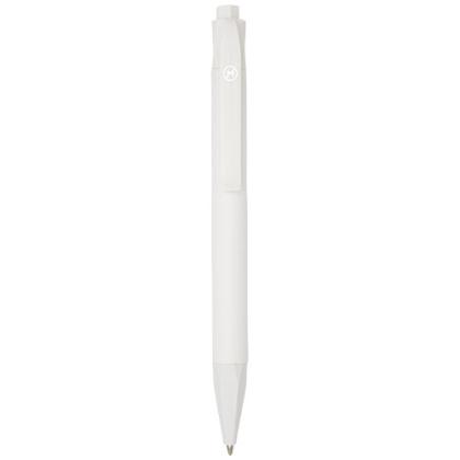 Terra corn plastic ballpoint pen (blue ink)