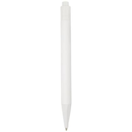 Terra corn plastic ballpoint pen (blue ink)