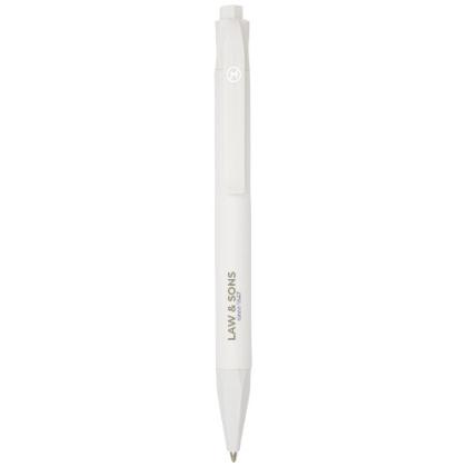 Terra corn plastic ballpoint pen (blue ink)