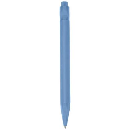 Terra corn plastic ballpoint pen (blue ink)
