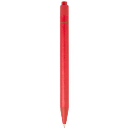 Chartik monochromatic recycled paper ballpoint pen with matte finish (black ink)