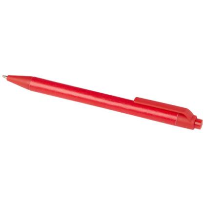 Chartik monochromatic recycled paper ballpoint pen with matte finish (black ink)