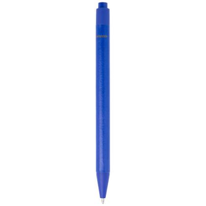 Chartik monochromatic recycled paper ballpoint pen with matte finish (black ink)
