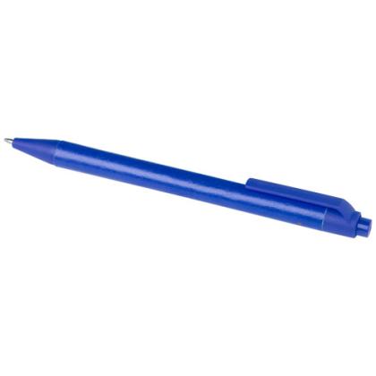 Chartik monochromatic recycled paper ballpoint pen with matte finish (black ink)