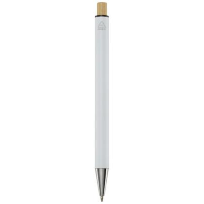 Cyrus recycled aluminium ballpoint pen (blue ink)