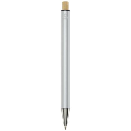 Cyrus recycled aluminium ballpoint pen (blue ink)
