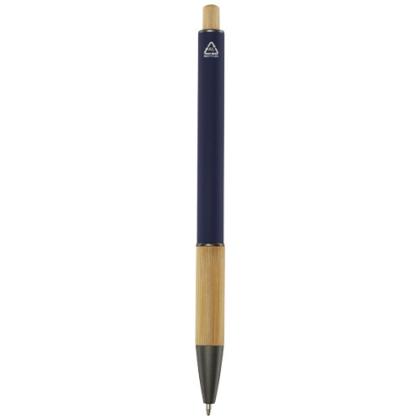 Darius recycled aluminium ballpoint pen (blue ink)